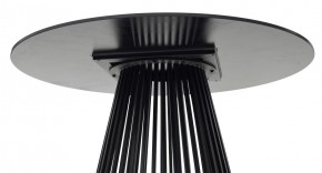 Стол TERNI 120 MATT BLACK MARBLE SOLID CERAMIC Черный мрамор матовый, керамика /Черн.каркас, ®DISAUR в Тарко-Сале - tarko-sale.mebel24.online | фото 6