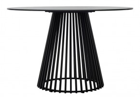 Стол TERNI 120 MATT BLACK MARBLE SOLID CERAMIC Черный мрамор матовый, керамика /Черн.каркас, ®DISAUR в Тарко-Сале - tarko-sale.mebel24.online | фото 7