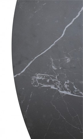 Стол TERNI 120 MATT BLACK MARBLE SOLID CERAMIC Черный мрамор матовый, керамика /Черн.каркас, ®DISAUR в Тарко-Сале - tarko-sale.mebel24.online | фото 9