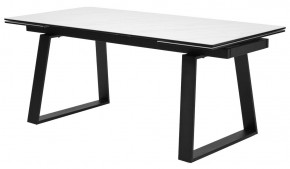 Стол VASTO 180 MARBLES KL-99 Белый мрамор матовый, итальянская керамика/ черный каркас, ®DISAUR в Тарко-Сале - tarko-sale.mebel24.online | фото
