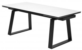 Стол VASTO 180 MARBLES KL-99 Белый мрамор матовый, итальянская керамика/ черный каркас, ®DISAUR в Тарко-Сале - tarko-sale.mebel24.online | фото 4