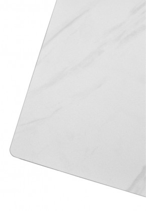 Стол VASTO 180 MARBLES KL-99 Белый мрамор матовый, итальянская керамика/ черный каркас, ®DISAUR в Тарко-Сале - tarko-sale.mebel24.online | фото 7