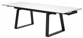 Стол VASTO 180 MARBLES KL-99 Белый мрамор матовый, итальянская керамика/ черный каркас, ®DISAUR в Тарко-Сале - tarko-sale.mebel24.online | фото 9