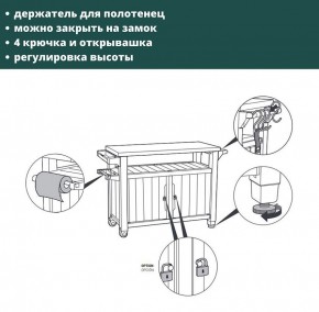 Столик для барбекю 207 Л (Unity XL 207L) в Тарко-Сале - tarko-sale.mebel24.online | фото 9