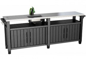 Столик для барбекю 415 Л (Unity Chef 415 L) графит в Тарко-Сале - tarko-sale.mebel24.online | фото 3
