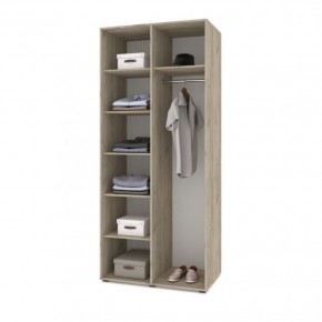 СТОУН С22 Шкаф 2-х створчатый (серый дуб/белый) в Тарко-Сале - tarko-sale.mebel24.online | фото 3