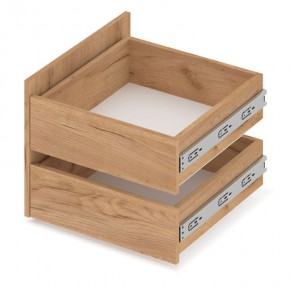 СТОУН С23 Шкаф 2-х створчатый с ящиками (дуб золотой/графит) в Тарко-Сале - tarko-sale.mebel24.online | фото 5