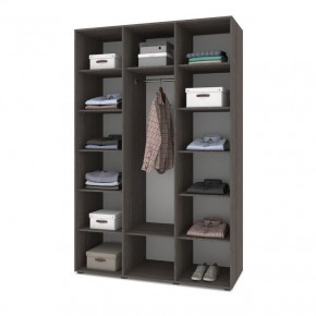 СТОУН С32 Шкаф 3-х створчатый (серый дуб/белый) в Тарко-Сале - tarko-sale.mebel24.online | фото 3
