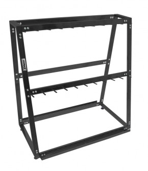 Стойка лыжная двухсторонняя на 20 пар цв. черный SystemX в Тарко-Сале - tarko-sale.mebel24.online | фото