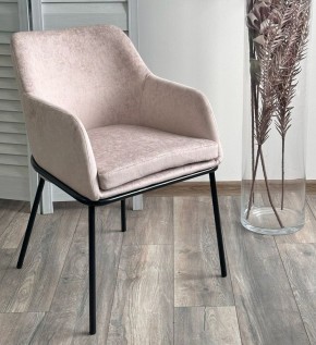 Стул АЛИСТЕР, цвет RAIN 2 какао велюр / черный каркас М-City в Тарко-Сале - tarko-sale.mebel24.online | фото 3