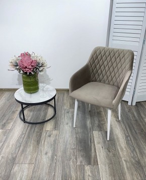 Стул BRANDY-X ЛАТТЕ #25 / белый каркас, велюр М-City в Тарко-Сале - tarko-sale.mebel24.online | фото 2