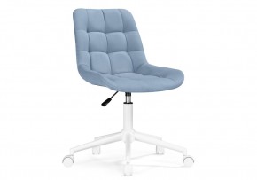 Офисное кресло Честер голубой (velutto 47 ) / белый в Тарко-Сале - tarko-sale.mebel24.online | фото