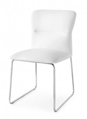 Стул FRIDA CB/1806-SK  MT.P77 CHROMED/  SKUBA S92 OPTIC WHITE в Тарко-Сале - tarko-sale.mebel24.online | фото 1