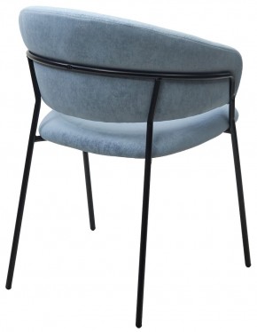 Стул ГЕММА, цвет RAIN 13 blue, велюр / черный каркас М-City в Тарко-Сале - tarko-sale.mebel24.online | фото 9