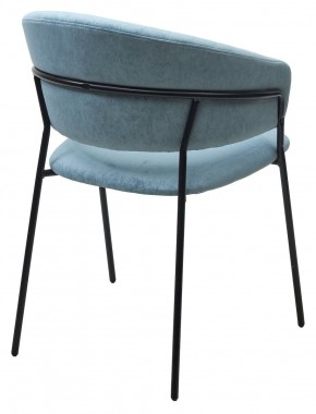 Стул ГЕММА, цвет RAIN 7 breeze, велюр / черный каркас М-City в Тарко-Сале - tarko-sale.mebel24.online | фото 5
