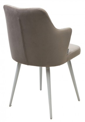 Стул HERMAN 360 град. ЛАТТЕ #25, велюр / белый каркас М-City в Тарко-Сале - tarko-sale.mebel24.online | фото 5
