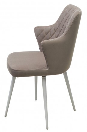 Стул HERMAN 360 град. ЛАТТЕ #25, велюр / белый каркас М-City в Тарко-Сале - tarko-sale.mebel24.online | фото 6