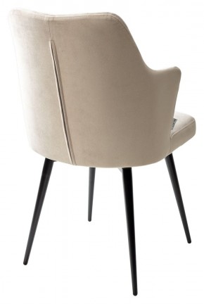 Стул HERMAN 360 град. ЛАТТЕ #25, велюр / черный каркас М-City в Тарко-Сале - tarko-sale.mebel24.online | фото 4