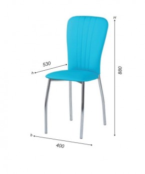 Стул Сиена А1.14-03 (Стандарт) хром/кожзам (4 шт.) в Тарко-Сале - tarko-sale.mebel24.online | фото 2