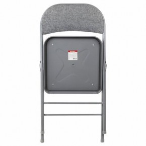 Стул складной BRABIX "Golf Plus CF-003 КОМФОРТ", серый каркас, серая ткань, 532890 в Тарко-Сале - tarko-sale.mebel24.online | фото 3