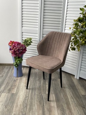 Стул VENA, цвет B5 Капучино, велюр / черный каркас М-City в Тарко-Сале - tarko-sale.mebel24.online | фото 2