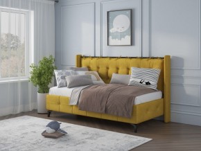 СВЕТЛАНА 3 Кровать линейная (Горчичный) в Тарко-Сале - tarko-sale.mebel24.online | фото