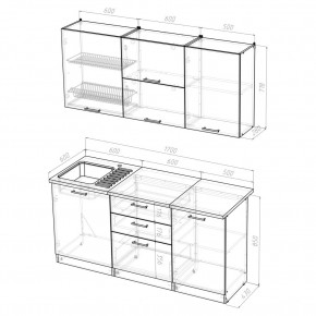 ТАТЬЯНА Кухонный гарнитур Экстра (1700 мм ) в Тарко-Сале - tarko-sale.mebel24.online | фото 2