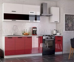 ТЕХНО-3 Кухонный гарнитур 2,0 м Компоновка №2 в Тарко-Сале - tarko-sale.mebel24.online | фото 2