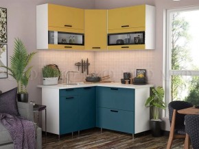 ТЕХНО Кухонный гарнитур угловой 1,4х1,4 м Компоновка №2 в Тарко-Сале - tarko-sale.mebel24.online | фото 4