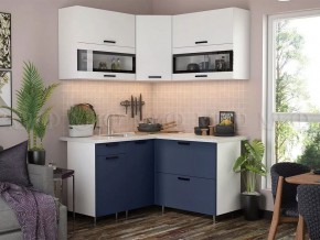 ТЕХНО Кухонный гарнитур угловой 1,4х1,4 м Компоновка №2 в Тарко-Сале - tarko-sale.mebel24.online | фото 5