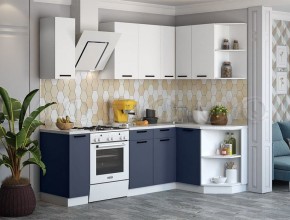 ТЕХНО Кухонный гарнитур угловой 1,7х1,3 м Компоновка №6 в Тарко-Сале - tarko-sale.mebel24.online | фото 3