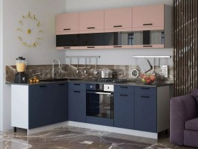 ТЕХНО Кухонный гарнитур угловой 2,4х1,6 м Компоновка №4 в Тарко-Сале - tarko-sale.mebel24.online | фото