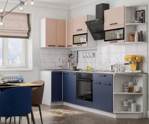 ТЕХНО Кухонный гарнитур угловой 2,7х0,9 м Компоновка №2 в Тарко-Сале - tarko-sale.mebel24.online | фото 4