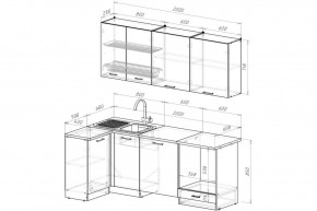 ТЕРЦИЯ Кухонный гарнитур Прайм 400 (1100*2000 мм) в Тарко-Сале - tarko-sale.mebel24.online | фото 2