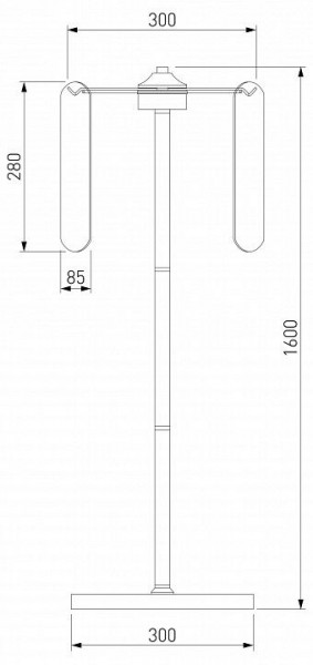 Торшер Eurosvet Claire 01171/3 золото в Тарко-Сале - tarko-sale.mebel24.online | фото 3