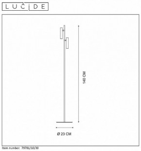Торшер Lucide Philon 79781/10/30 в Тарко-Сале - tarko-sale.mebel24.online | фото 4