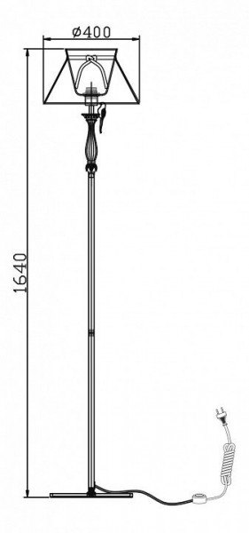 Торшер Maytoni Bird ARM013-22-W в Тарко-Сале - tarko-sale.mebel24.online | фото 8