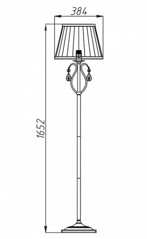 Торшер Maytoni Brionia ARM172-11-G в Тарко-Сале - tarko-sale.mebel24.online | фото 2