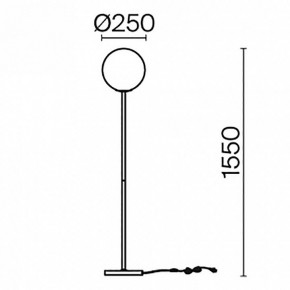 Торшер Maytoni Ring MOD013FL-01BS в Тарко-Сале - tarko-sale.mebel24.online | фото 4