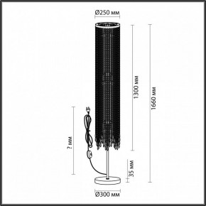 Торшер Odeon Light Chokka 5028/3F в Тарко-Сале - tarko-sale.mebel24.online | фото 4