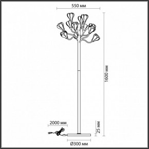 Торшер Odeon Light Gardi 5090/12F в Тарко-Сале - tarko-sale.mebel24.online | фото 5