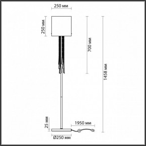 Торшер Odeon Light Nicole 4886/1F в Тарко-Сале - tarko-sale.mebel24.online | фото 4