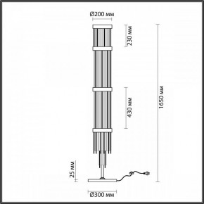 Торшер Odeon Light York 4788/12F в Тарко-Сале - tarko-sale.mebel24.online | фото 3