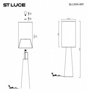 Торшер ST-Luce Jackie SL1354.605.01 в Тарко-Сале - tarko-sale.mebel24.online | фото 5