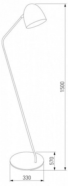 Торшер TK Lighting Soho 5037 Soho Black в Тарко-Сале - tarko-sale.mebel24.online | фото 2