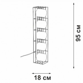 Торшер Vitaluce V3019 V3019-1/5P в Тарко-Сале - tarko-sale.mebel24.online | фото 4