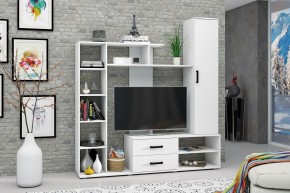 Центральная секция Торонто (Белый текстурный) в Тарко-Сале - tarko-sale.mebel24.online | фото