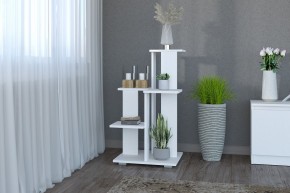 Цветочница №1 (Белый текстурный) в Тарко-Сале - tarko-sale.mebel24.online | фото