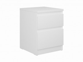 Тумба КАСТОР малая с двумя ящиками, цвет белый в Тарко-Сале - tarko-sale.mebel24.online | фото