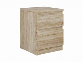Тумба КАСТОР малая с двумя ящиками, цвет Дуб Сонома в Тарко-Сале - tarko-sale.mebel24.online | фото